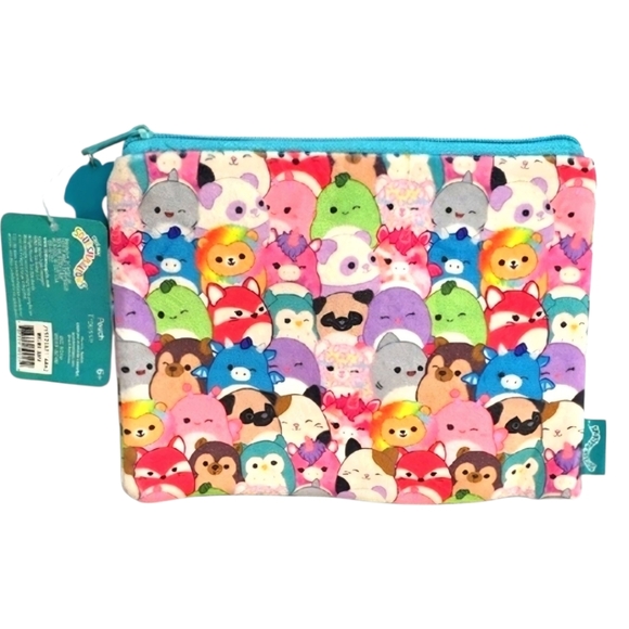 Squishmallows Multicolor Pouch - Cosmetic Case - Picture 1 of 6